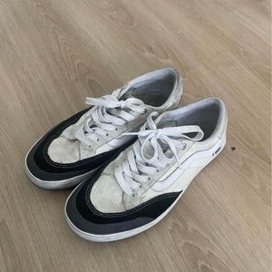 Black and white Vans